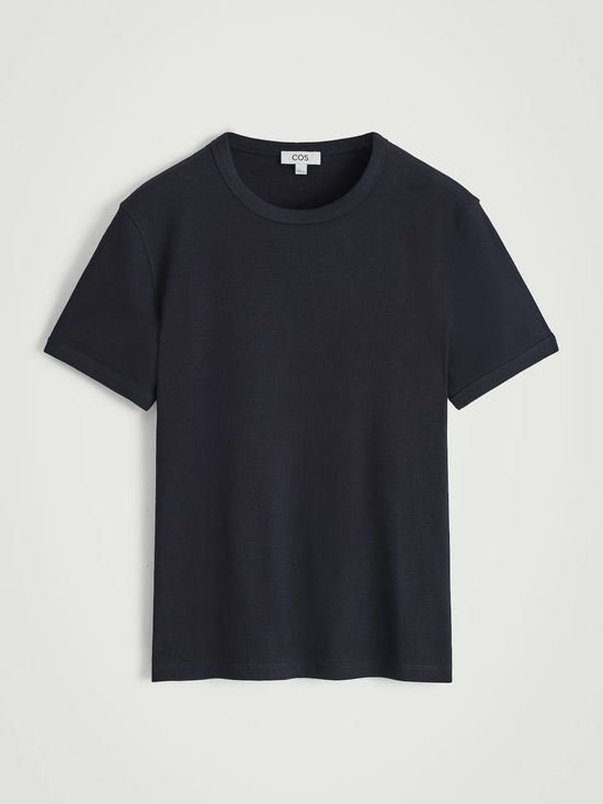 COS Other - COS Navy Slim Fit Ribbed T-Shirt